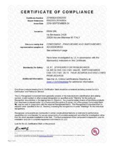 Certificate of Compliance UL - QEUY2-8 file nr. 502533_Pagina_1